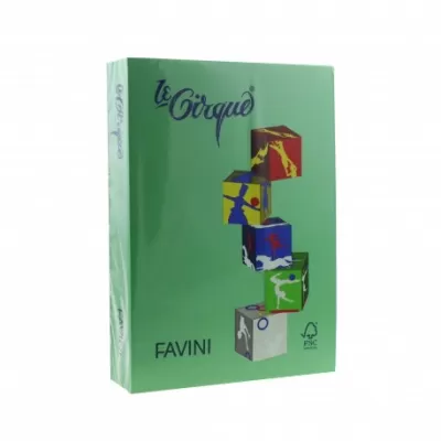 Carton color 160g/mp A4 208 VERDE INCHIS FAVINI-img