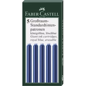 Cartuse cerneala mari albastre 5 buc/cutie Faber-Castell-1-IMG-nav