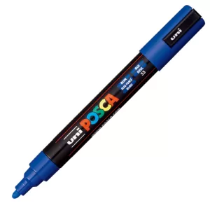 Posca marker UNI Albastru, varf mediu 1.8-2.5 mm PC-5M-2-IMG-nav