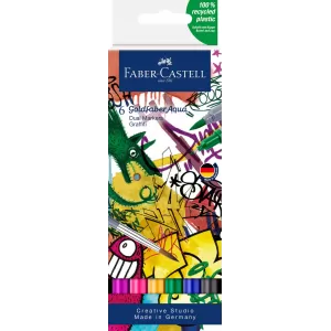 Marker solubil 2 capete set 6 buc graffiti goldfaber Faber-Castell-1-IMG-nav