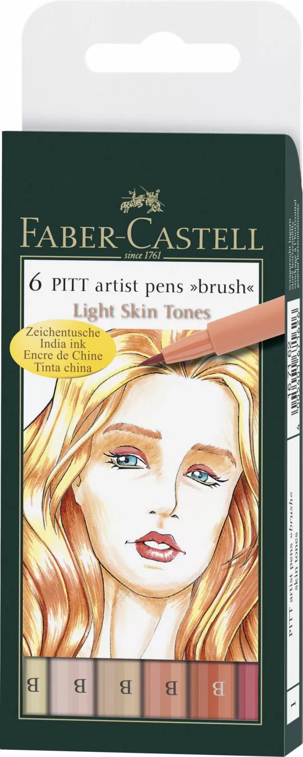 Pitt artist pen set 6 buc tonurile pielii Faber-Castell-1-IMG-slider