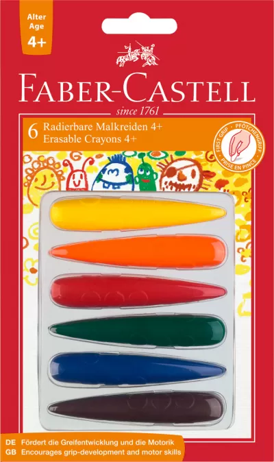 Creioane cerate model degete set 6 faber castell-img