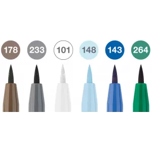 Pitt artist pen set 6 buc culori iarna 2022 Faber-Castell-2-IMG-nav