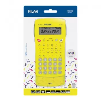 Calculator stiintific 10 DG, galben acid, Milan 159005YBL-1