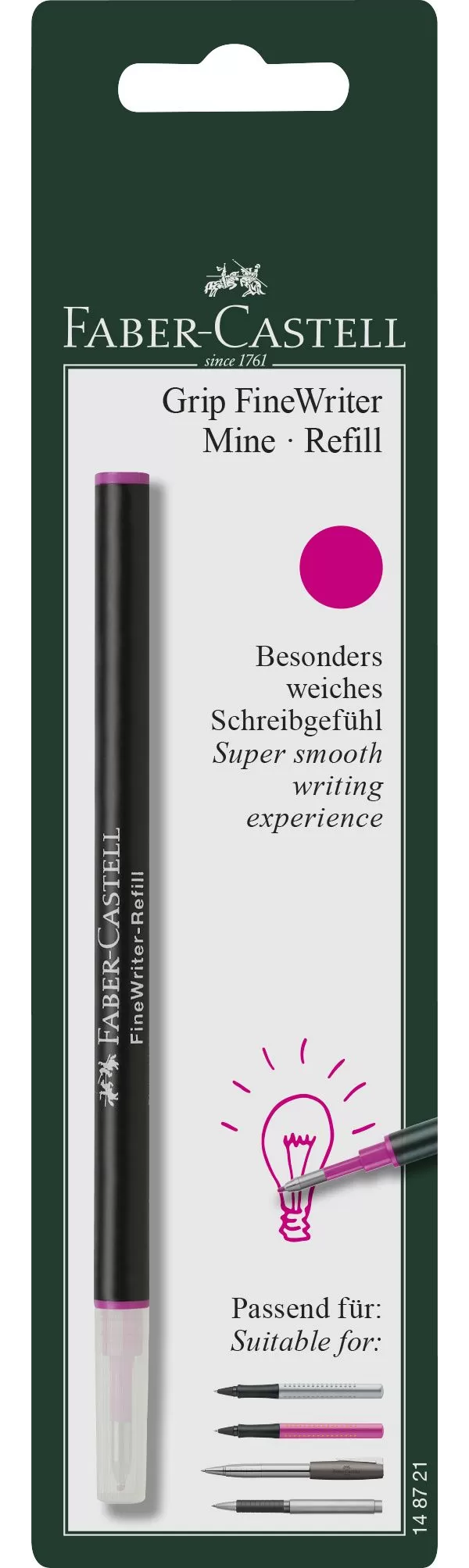 Blister 1 buc rezerva finewriter roz Faber-Castell-1-IMG-slider