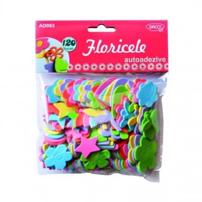 Accesorii craft - AD093 floricele spuma AA DACO-img