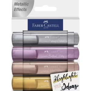 Textmarker set 4 metalizat ii Faber-Castell-1-IMG-nav