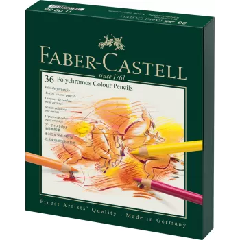 Creioane colorate 36 culori studio polychromos Faber-Castell-1