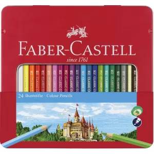 Creioane colorate 24 culori cutie metal-2 Faber-Castell-2-IMG-nav