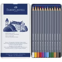 Creioane colorate aquarelle 12 culori goldfaber cut. Metal faber-2-IMG-slider-mobile