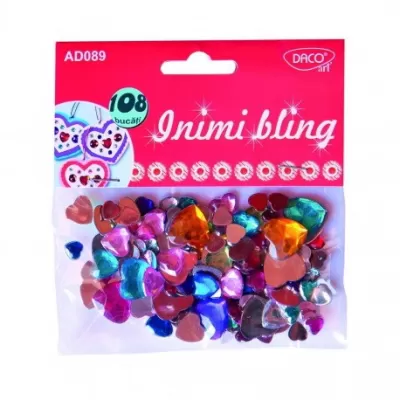 Accesorii craft - AD089 inimi bling DACO-img