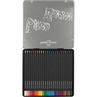 Creioane colorate 24 culori black edition cutie metal Faber-Castell-3-IMG-slider-mobile