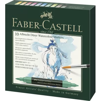 Set 10 markere solubile a.durer Faber-Castell-1