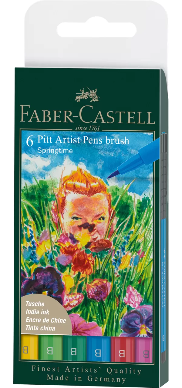 Pitt artist pen set 6 buc culori primavara 2022 Faber-Castell-1-IMG-slider