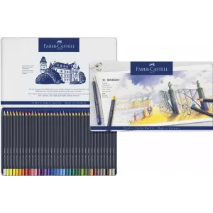 Creioane colorate 36 culori goldfaber cutie metal Faber-Castell-3-IMG-nav