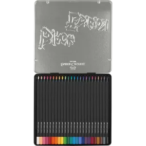 Creioane colorate 24 culori black edition cutie metal Faber-Castell-6-IMG-nav