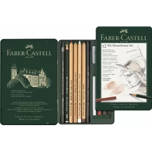 Set pitt monochrome 12 buc nou Faber-Castell-2-IMG-nav