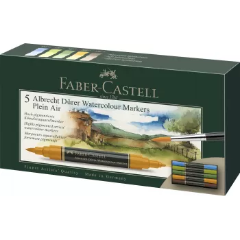 Set 5 markere solubile peisaj a.durer Faber-Castell-1