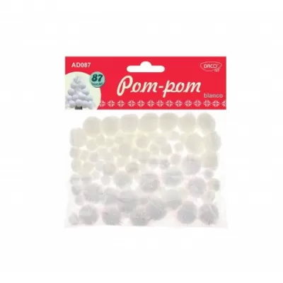 Accesorii craft - AD087 pom pom blanco DACO-img