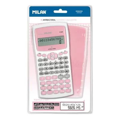 Calculator stiintific 10 DG, roz, MILAN Antibacterial 159110IBGPBL-img