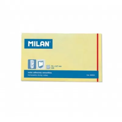 Bloc notes adeziv 125 x 75 Galben pal MILAN-img