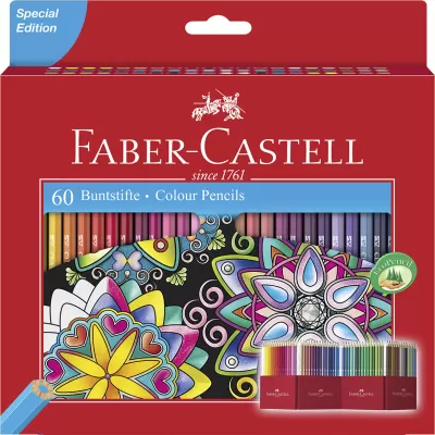 Creioane colorate 60 culori editie speciala Faber-Castell-img