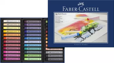 Creioane pastel soft 36 culori Faber-Castell-img