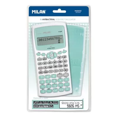 Calculator stiintific 10 DG, turcoaz, MILAN Antibacterial 159110IBGGRBL-img