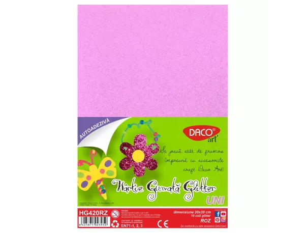 Hârtie gumată AA glitter HG420RZ 20X30CM 10COLI DACO-1-IMG-slider