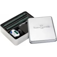 Set stilou si pix cu calimara si convertor, Verde Inchis, Grip 2011 Faber-Castell-1-IMG-slider-mobile